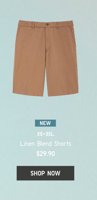 LINEN BLEND SHORTS $29.90 - SHOP NOW