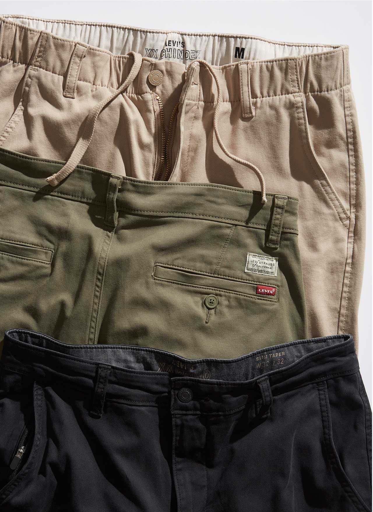 LEVI'S® CHINOS ARE MADE TO FIT YOUR LIFESTYLE