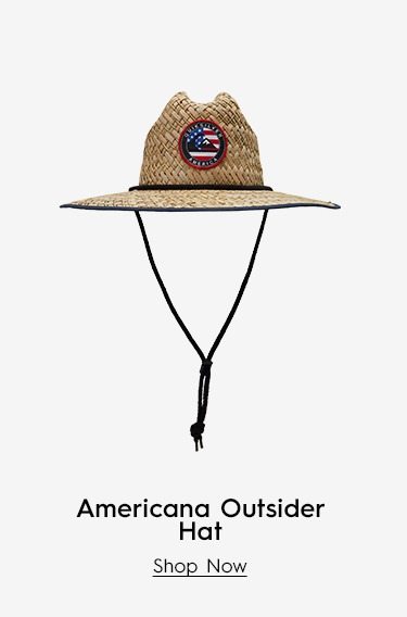 Outsider Americana Straw Lifeguard Hat