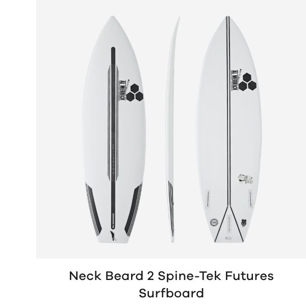 Channel Islands Neck Beard 2 Spine-Tek Futures Surfboard