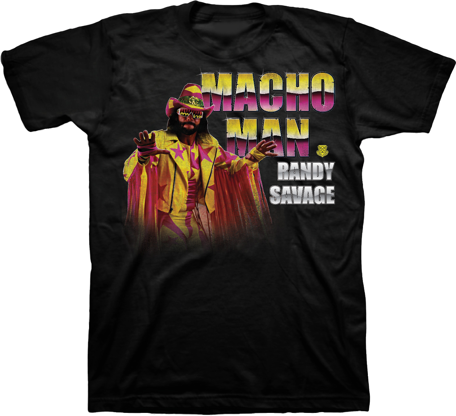 Black Macho Man Randy Savage T-Shirt