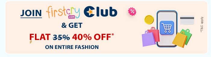 Join FirstCry Club & Get FLAT 40% OFF* on Entire Fashion