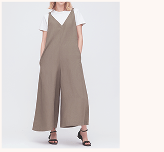 BODY1 PDP5 - LINEN COTTON JUMPSUIT