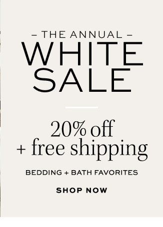 The annual White Sale