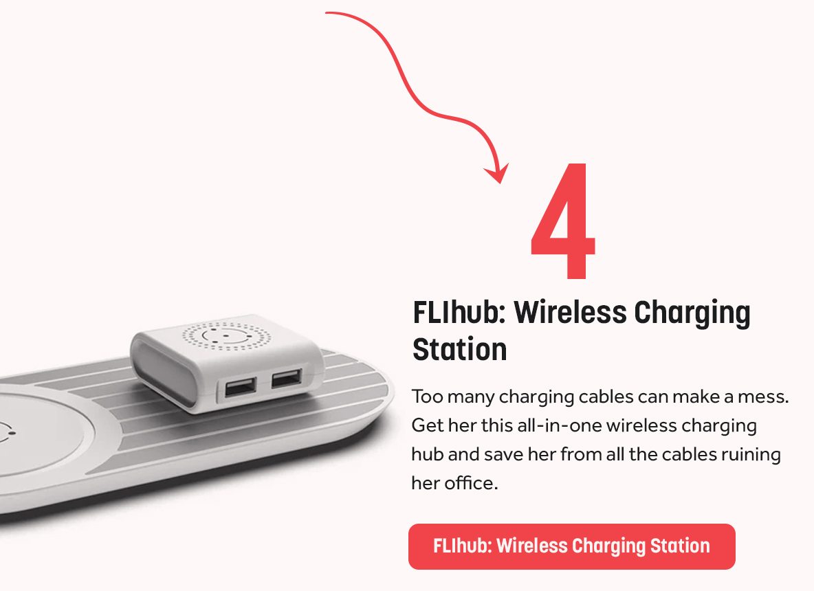  FLIhub: Wireless Charging Station | Qi Charging Pad
