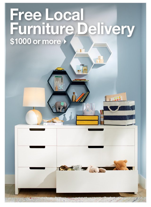 Free Local Furniture Delivery >