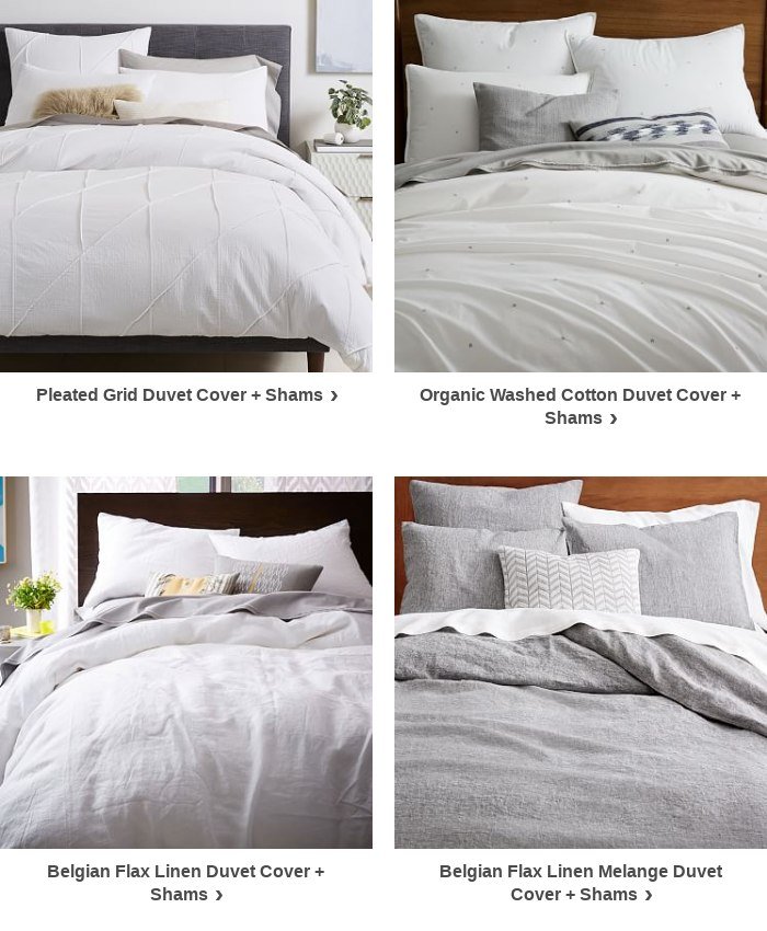Pending We Re Updating You On The Organic Cotton Pintuck Duvet