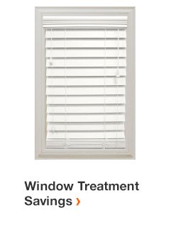 Window Treatment Savings