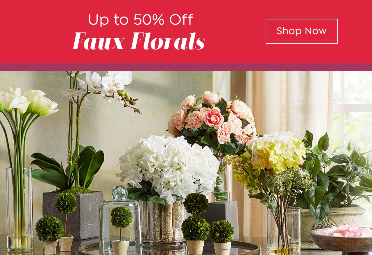 Faux Floral Sale