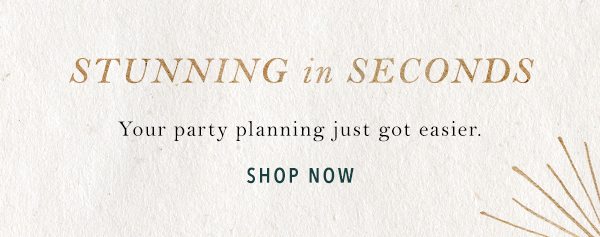 Visit the party shop.