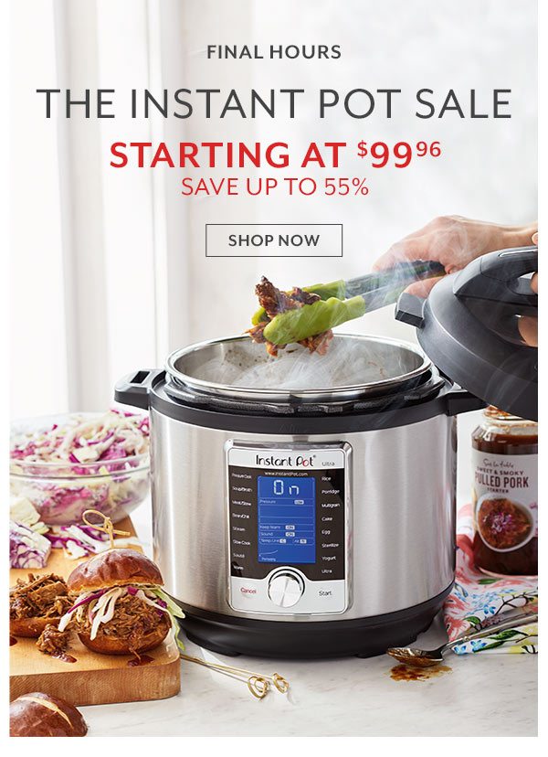 The Instant Pot Sale