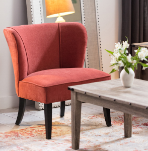 Riley Tangerine Accent Chair