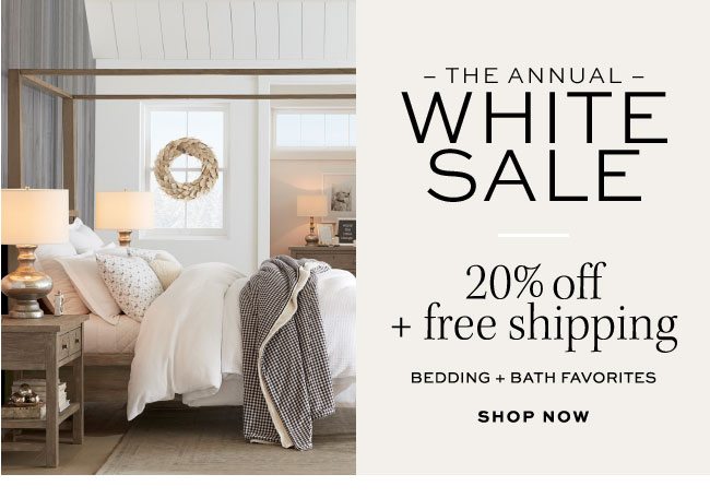 The annual white sale