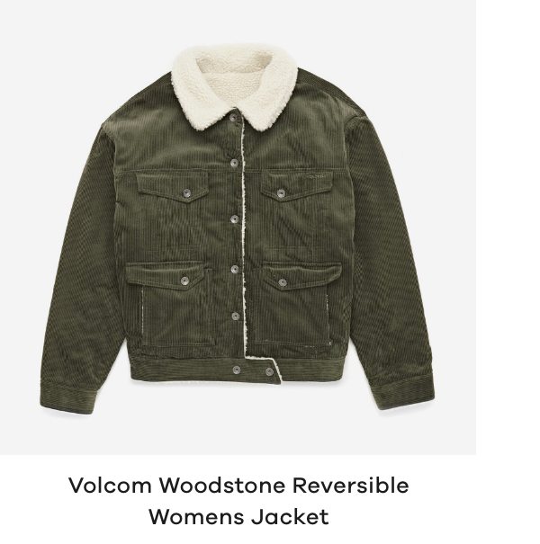 Volcom Woodstone Reversible Womens Jacket