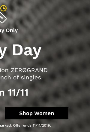 One Day Only | $111 on 11/12