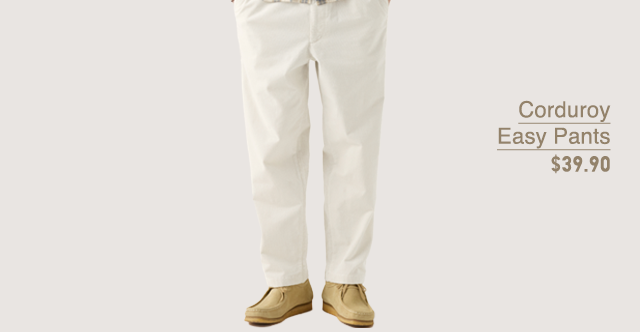 HERO 2 - MEN CORDUROY EASY PANTS