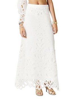 ba&sh Vadja Eyelet Maxi Skirt