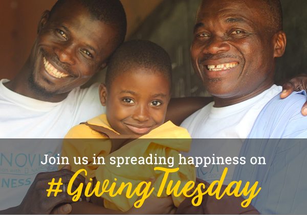 Join us in spreading happiness on #GivingTuesday