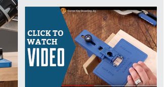 Click to watch the video on the Rockler Corner Key Doweling Jig and Free Plan!
