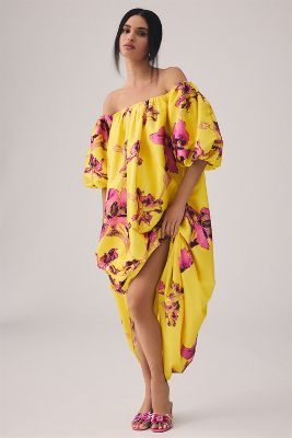 Atsu Off-The-Shoulder Floral Dress