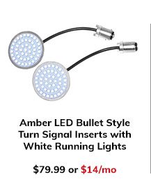 Amber LED Bullet Style