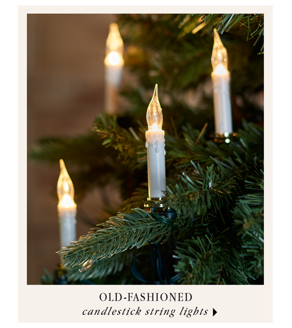 Old-Fashioned Candlestick String Lights
