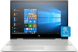 HP ENVY x360 15t Core i7-8550U Quad-core 15.6 1080p 2-in-1 Touch Laptop w/ Backlit Keyboard, 8GB RAM, 1TB HDD + 16GB Optane Memory