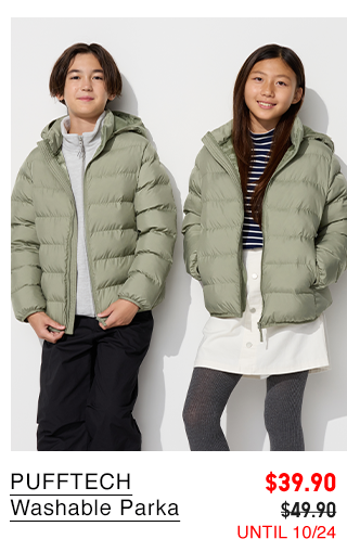 PDP10 - KIDS PUFFTECH WASHABLE PARKA