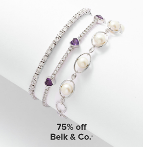 Silver bracelets. 75% off Belk and Co.