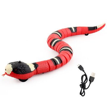Electric Induction Snake Toy Cat Toy Animal Trick Frightening Mischief Kids Toy Funny Novelty Gift