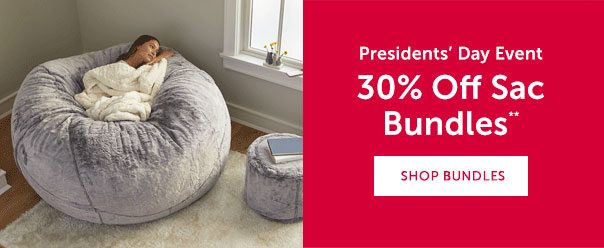 Presidents' Day Event | 30% Off Sac Bundles** | SHOP BUNDLES >>