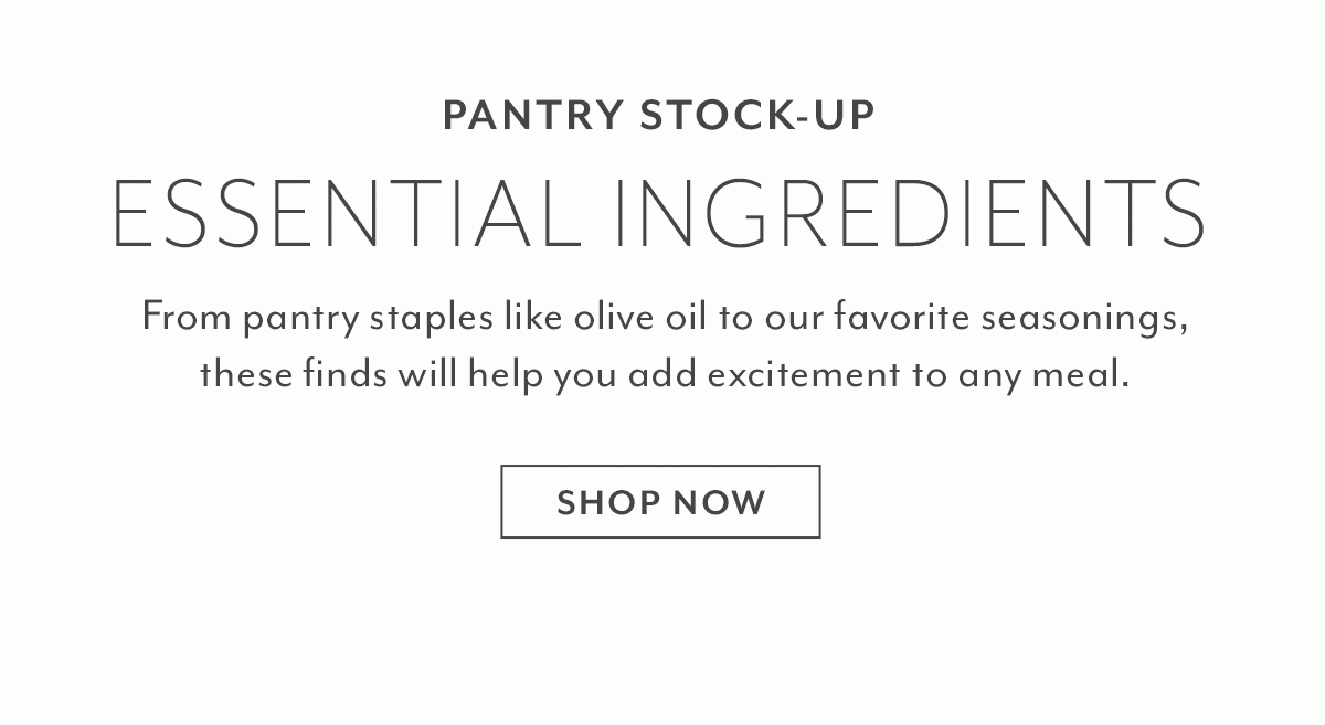 Pantry Stock-Up