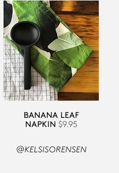 banana leaf napkin
