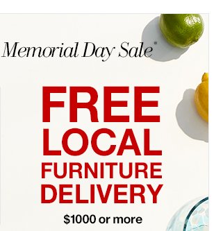 Free Local Furniture Delivery