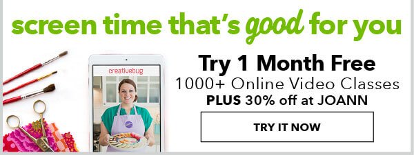 Screen Time That's Good For You. Try 1 month FREE! Over 1000 online video classes plus 30% off at JOANN. TRY IT NOW.