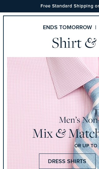 ENDS TOMORROW | DRESS SHIRTS