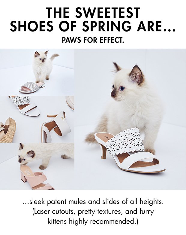 the sweetest shoes of spring are...