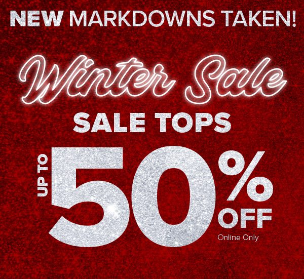 Shop Winter Sale Tops