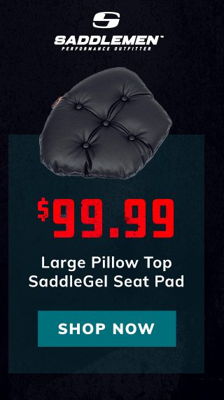 Large Pillow top SaddleGel Seat Pad