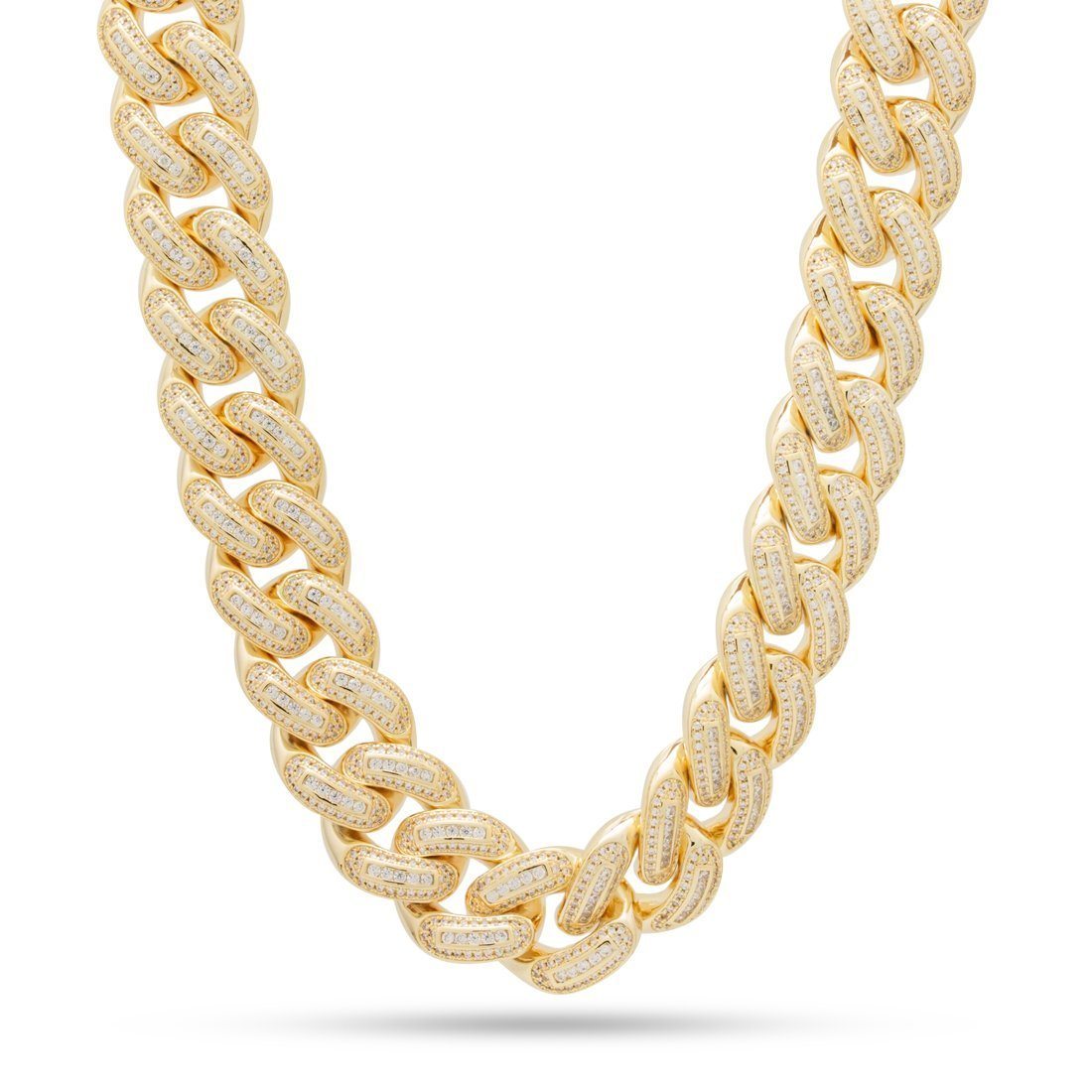 Image of 18mm Iced Link Miami Cuban Chain