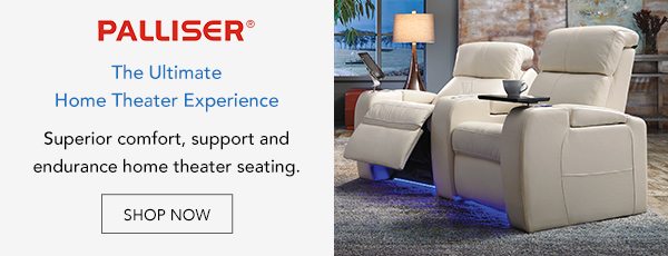 Shop the ultimate home theater experience with Palliser