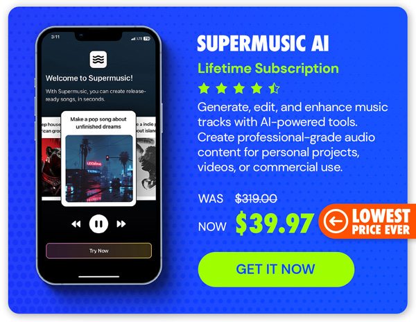 Supermusic AI: Lifetime Subscription