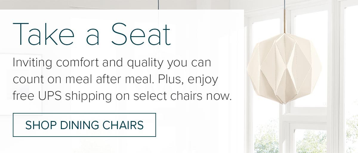 Inviting comfort and quality you can count on meal after meal. Shop dining chairs