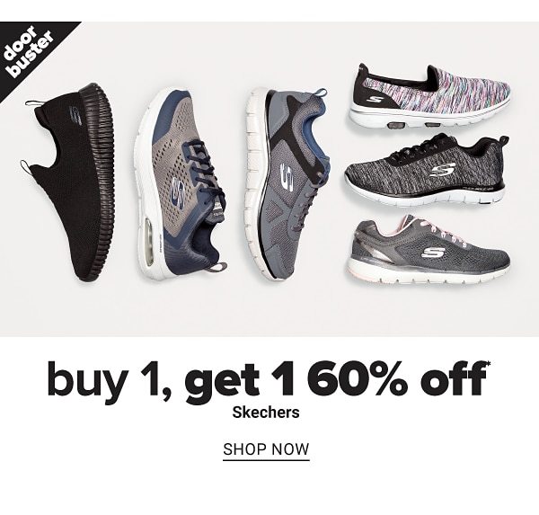 Buy 1 Get 1 60% Off Skechers - Shop Now