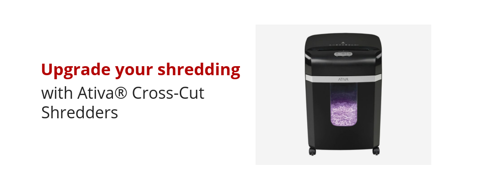 Ativa Cross Cut Shredders