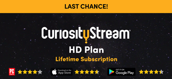 Curiosity Stream Lifetime Subscription | Last Chance