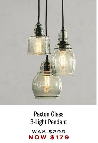 Paxton Glass 3-Light Pendant