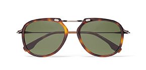 Metal and Acetate Pilot Sunglasses 