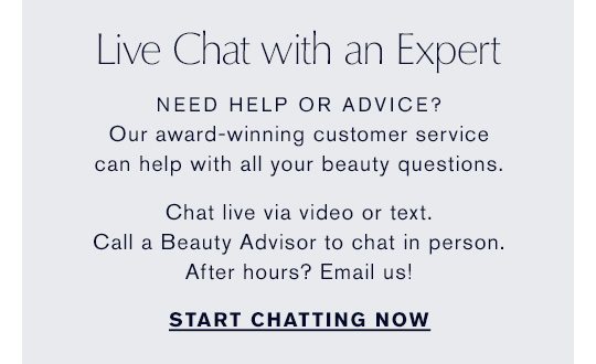 Live Chat with an Expert