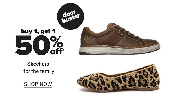 Buy 1 Get 1 50% Off Skechers for the Family - Shop Now